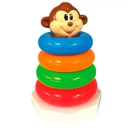 Розвиваюча іграшка Kiddieland Пірамідка Мавпочка (57620)