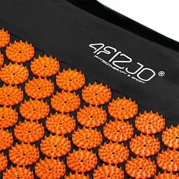 Килимок акупунктурний 4FIZJO Аплікатор Кузнєцова з валиком 128 x 48 см Black/Orange 4FJ0049 (P-5907222931776) - мініатюра 5