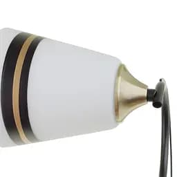 Люстра стельова Brille в спальню E27 60W BK (LK-702C/3) - мініатюра 3