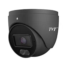 IP-видеокамера 6Mp TVT TD-9564E4(D/PE/AW2) Black f=2.8mm, ИК+LED-подсветка, с микрофоном (77-00395)