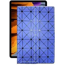 Чохол StatusCASE з екошкіри для планшету Samsung Galaxy Tab S7 2020 (T875) Синій ромб