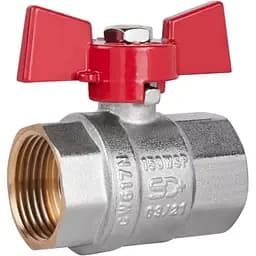 Кран кульовий Thermo Alliance Standart 1" ВВ прямий, PN40, метелик SD602NW25PN40