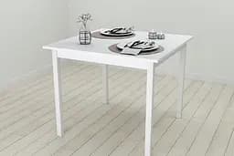 Стіл кухонний Ferrum-decor Дієго 75x80x80 Білий ДСП Білий 16мм (FRD-106302) - мініатюра 4