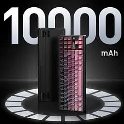 Клавіатура MCHOSE G87 RGB Mechanical Matcha Latte Switch V2 Wireless (MC-G87-17) Black/Pink (G-000003611) - мініатюра 7