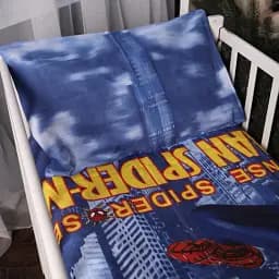 Наволочка MirSon Бязь Kids Time 17-0700 Spider-Man 50х50 см синя (2200010457902)