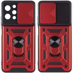 Чохол Ummi Camshield Serge Ring для Xiaomi Redmi 12/Poco M6 Pro 5G Червоний/Red