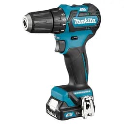 Makita Шурупокрут-дриль акумуляторний Makita DF332DWYE 10.8В 2х1.5А·рік 21·35Нм 0-450·0-1500об/хв ЗП кейс 0.86кг - мініатюра 2