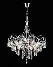 Люстра подвесная хрустальная E2741/5 Хром