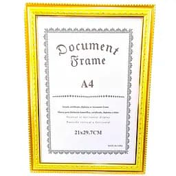 Фоторамка дерев'яна для сертифікатів грамот дипломів 34 х 25 х 1 см