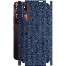 Захисна плівка StatusSKIN для Vivo Y28s Корпус Вініл Соти сині