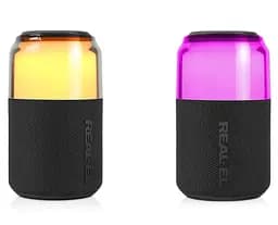 Портативна колонка REAL-EL X705 5W Bluetooth TWS, RGB, Black - мініатюра 6