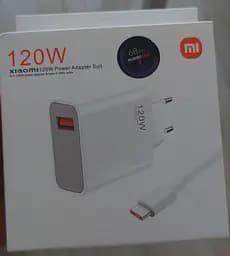 Блок живлення — зарядний пристрій Xiaomi 120 W + кабель USB to Type-C - мініатюра 4