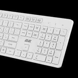 Клавіатура бездротова 2E KS260 EN/UKR White (2E-KS260WWH_UA) - мініатюра 2