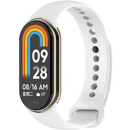 Ремінець для фітнес-браслета Lemfo для Xiaomi Mi Band 8 і 9 білий
