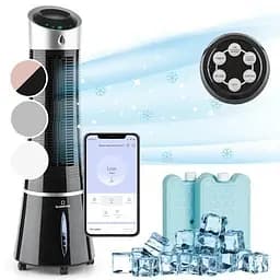 Мобільний кондиціонер-вентилятор Klarstein Skyscraper Ice Smart 4-в-1 (10040205) - мініатюра 7