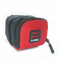 Велосумка подседильная B-Soul 15х7х7 см черно-красный (G0000879)