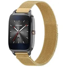 Миланский сетчатый ремешок Primo для часов Asus ZenWatch 2 (WI501Q) Gold