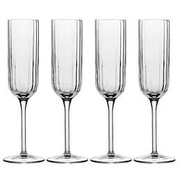 Набір келихів для ігристого вина Luigi Bormioli Bach 210 мл 4 шт. (26641)