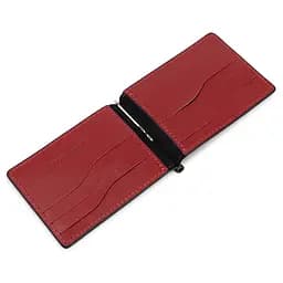 Шкіряний зажим для грошей GRANDE PELLE 12х8х0.7 см acs0018644 - мініатюра 3