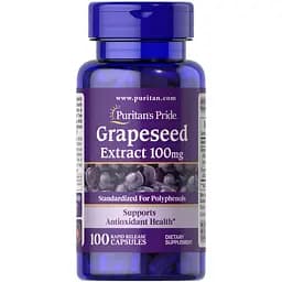 Натуральна добавка Puritan's Pride Grapeseed Extract 100 mg 100 капсул