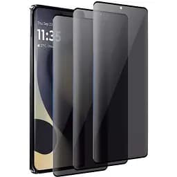 Защитное стекло DK для Google Pixel 6 Pro 3D Антишпион Full Glue 020463 black 3 шт.