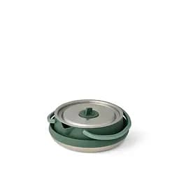 Чайник Sea To Summit Detour Stainless Steel Collapsible Kettle w/Sack 1.6 L Laurel Wreath Green (1033-STS ACK026011-392002) - мініатюра 2