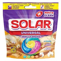 Капсули для прання Solar Universal Vanilla Orchid 10 шт.