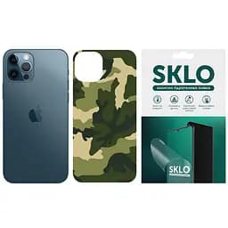Захисна плівка SKLO Back (тил) Camo для Apple iPhone 6/6s plus (5.5) Зелений / Army Green