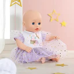 Одяг для ляльки Baby Born Annabell Бузкова сукня 43 см (710296) - мініатюра 4