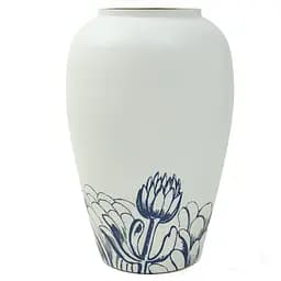 Ваза MBM HOME Елізіум залізна принт золотий 230х230х350 мм (VB-01 PRINT/GOLD)