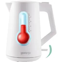 Електрочайник Gorenje 1.7 л Strix контроль білий матовий kuh0015344 - мініатюра 5