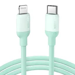 Кабель Ugreen US387 USB-C to Lightning Silicone Cable 1 м (Green) (20308)