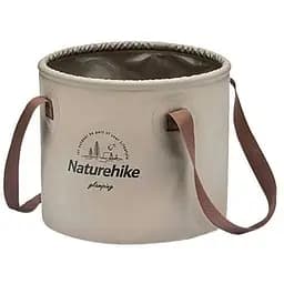 Відро для води Naturehike NH20SJ040 10 л Світло-коричневий (1047-6927595764619)