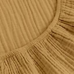 Комплект постільної білизни Cosas Mustard Євро муслін гірчичний (Muslin_08Mustard_El-08Mustard_200) - мініатюра 8