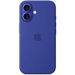 Силіконовий чохол CasePro Silicone Case with MagSafe Ultramarine для iPhone 16 - мініатюра 5
