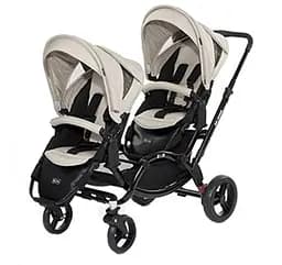 Універсальна коляска 2 в 1 для двійні ABC Design Zoom Sheep, бежевий (71311/605К1)