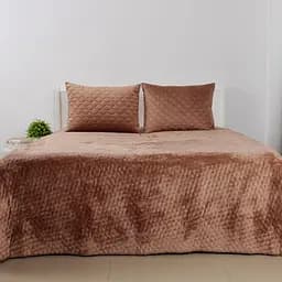 Покрывало ТЕП Velour капучино звездочка 220 x 240 см (4-00517_31708)