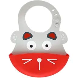 Слюнявчик силиконовый Mega Zayka Енот MGZ-0603-3