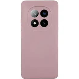 Чохол TPU Getman Liquid Silk Full Camera для Xiaomi Redmi Note 14 Pro 5G Рожевий / Pink Sand