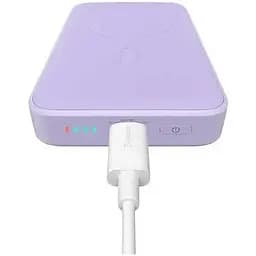 Портативний зарядний пристрій Baseus Magnetic Mini OS 20W 10000 mAh (PPCX110105) фіолетовий - мініатюра 7