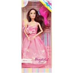 Детская Кукла Beautiful Girl Bambi D200-216 Pink в нарядном платье