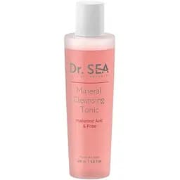 Мінеральний очищувальний тонік для обличчя Dr. Sea з гіалуронаном та трояндою 200 мл (20813)