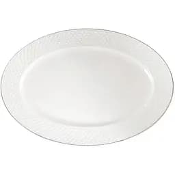 Блюдо Lefard Brilliant Gold овальне 31 см біле з золотим (949-001-1)