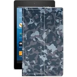 Чохол StatusCASE з екошкіри для планшету Amazon Fire HD 8 2017 Хаки-синій