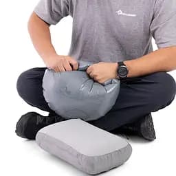 Надувна подушка Sea to Summit Aeros Down Pillow, Regular Світло-сірий - мініатюра 4