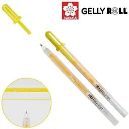 Ручка гелева Sakura Glaze 3D-Roller Жовтий - мініатюра 2