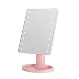 Косметичне дзеркало з LED-підсвіткою 16 світлодіодів, рожевий Yiwu HP-10-3AP