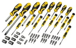 Отвертки 21 бита, SL, PH, Torx, H, 9 торцевых головок, кейс, набор 49шт Stanley hoz0014103