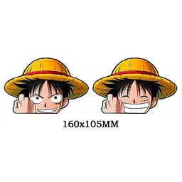 Голографічна наклейка Ван Піс Луффі One Piece Luffy