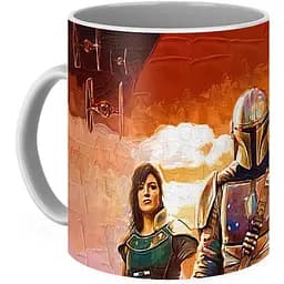 Кухоль GeekLand Зіркові війни Мандалорець Мандалорець Star Wars The Mandalorian  арт TM.04.26 330 мл білий - мініатюра 2